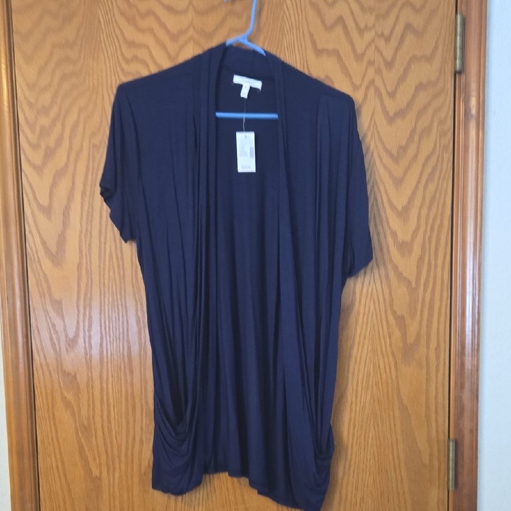 Maurices Navy Open Front Cardigan
